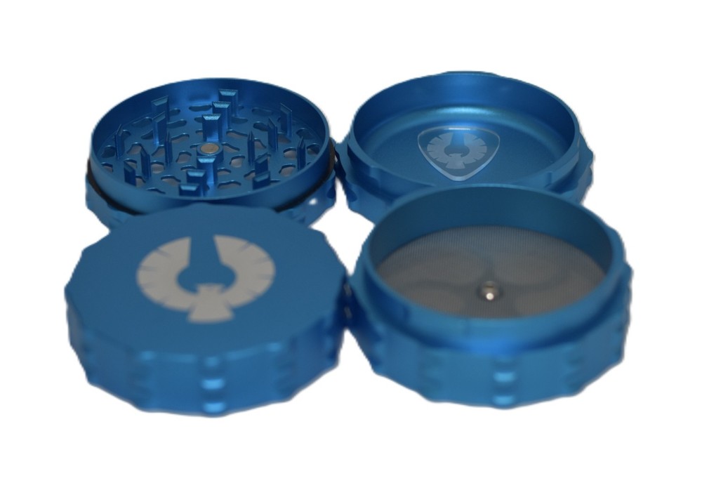 Phoenician - Large 4 Piece Teal Grinder Authentic