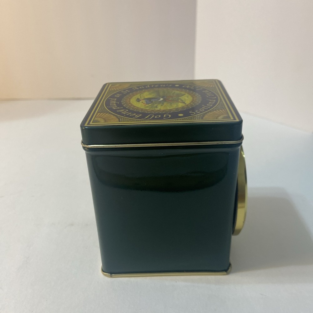 VINTAGE ROGER LASCELLES CLOCK IN TIN CAN