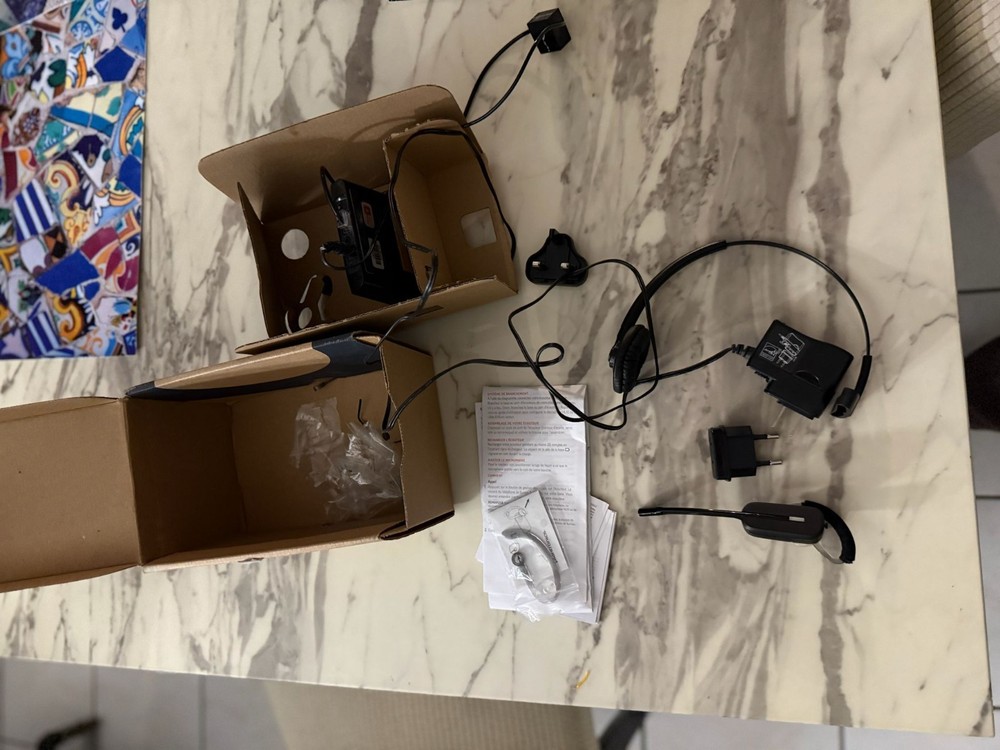 Plantronics CS540 Headband Wireless Headset - Black