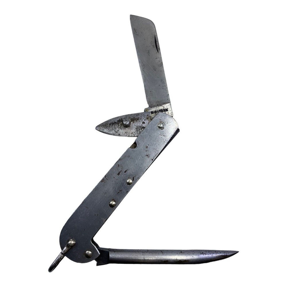 WW2 Canadian Folding Knife With Marlin Spike