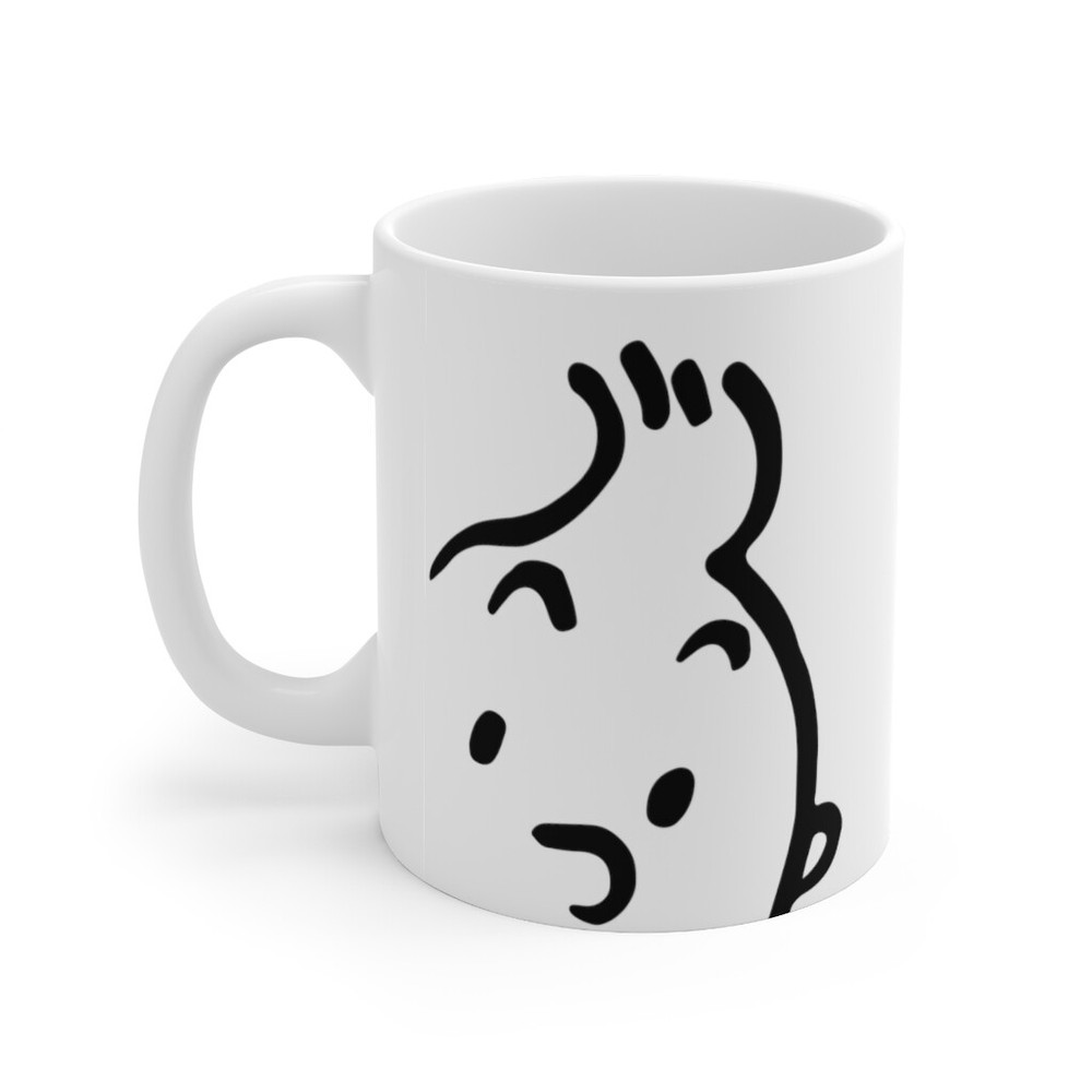 Tin-tin & Snowy Ceramic Mug 11oz