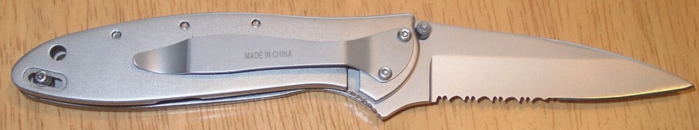 Spring Assisted Pocket Knife 030 Silver Color