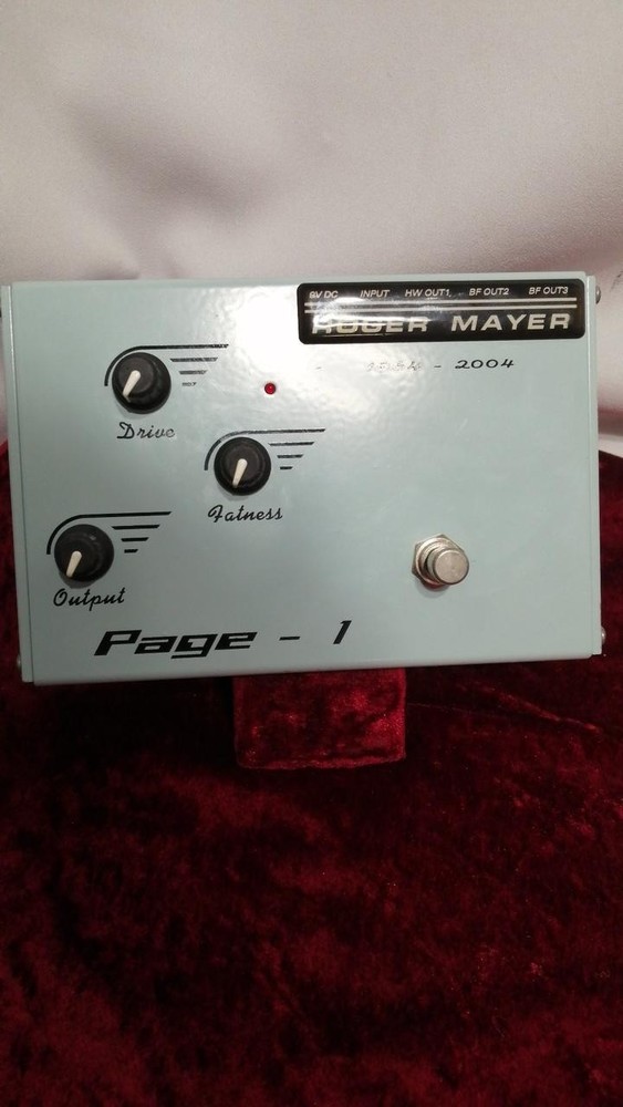 Roger Mayer Page-1 Effector No.nm1157