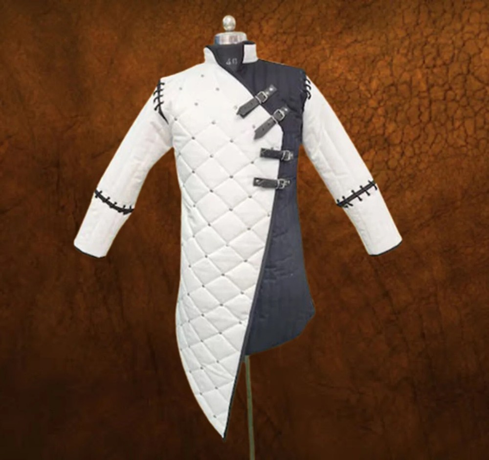 Medieval witcher Larp Gambeson| Padded Costume|