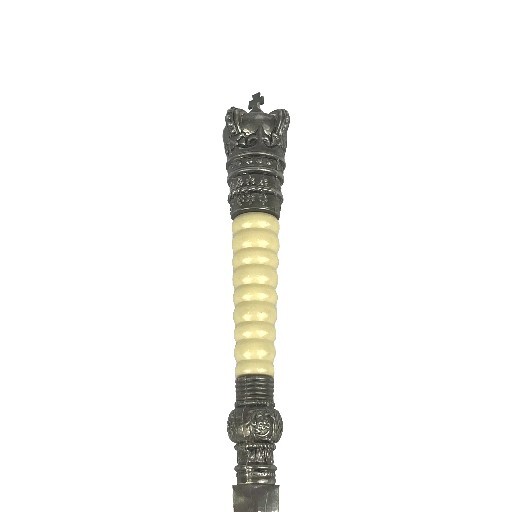 Cake Knife Crown Handle Vintage 11"