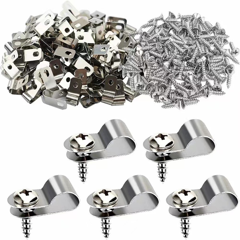 Wire Fence Clamps Versatile Applications Aluminum Construction Compact Design