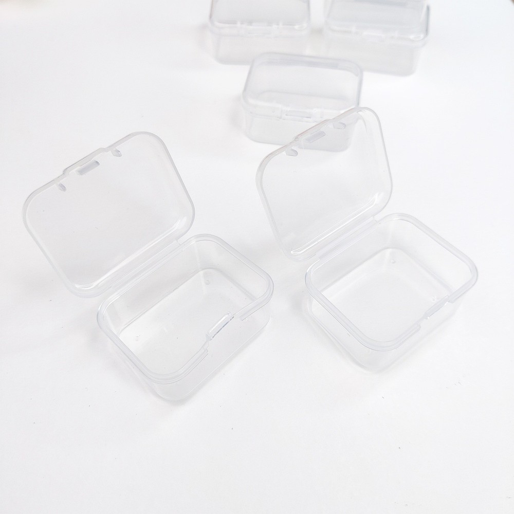 Dress My Craft Clear Storage Boxes 6/Pkg-Rectangular, 4.5x3.7cm