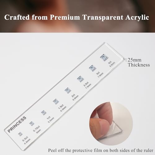Diamond Sizer Shape Guide Size Kit – Engagement Ring Diamond Size and Shape
