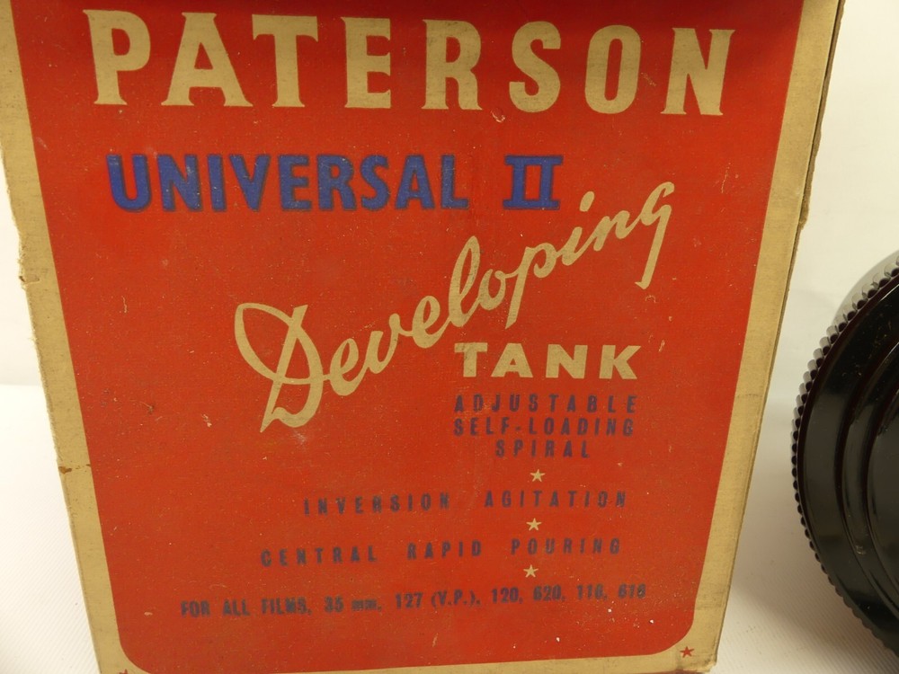 (RefJOH17) Paterson Universal II Developing Tank in original box plus instructio