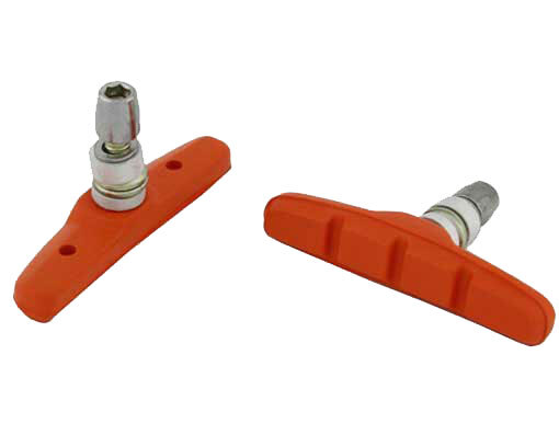 70mm Brake Shoes W/Nut Orange.