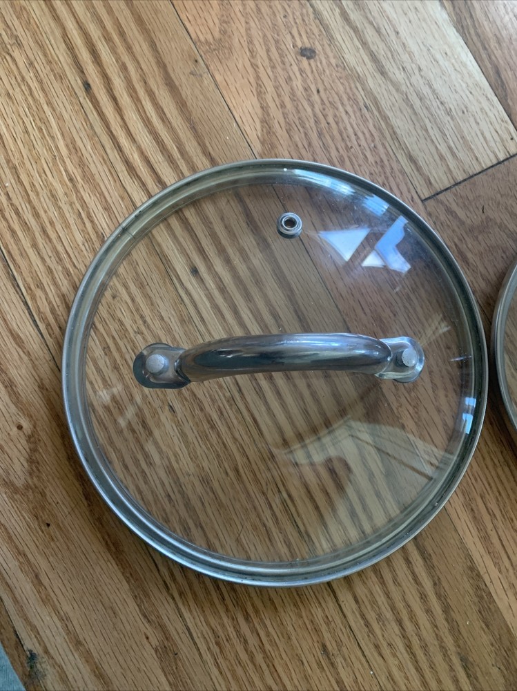 VENTED GLASS HANDLE LID REPLACEMENT ONLY AS SHOWN See Photos