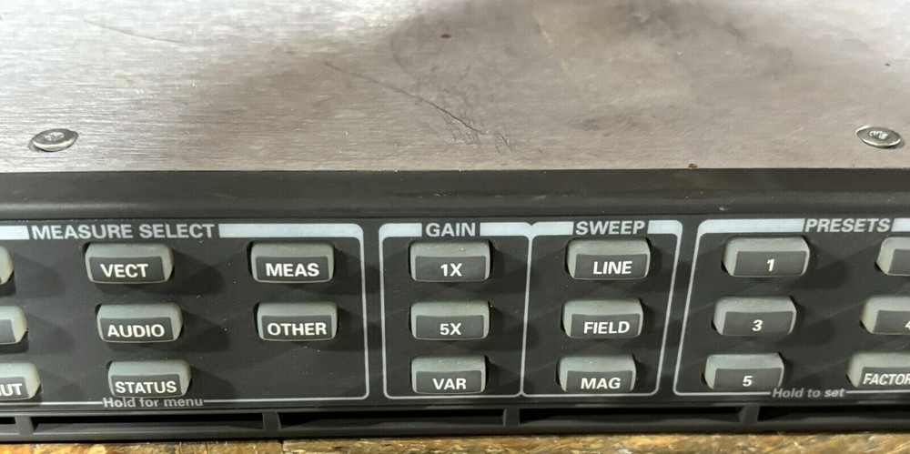 Tektronix WVR RFP Remote Front Panel For WVR6100 / WVR7100