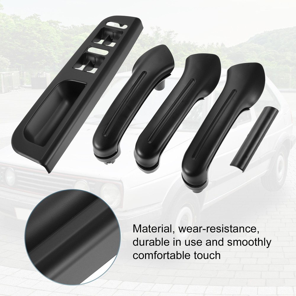 Window Switch Panel Bezel & Door Pull Handle Set For VW Golf MK4 1998-04 USA