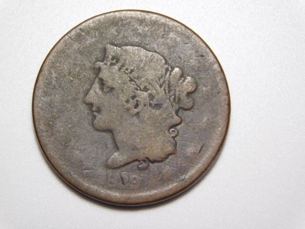 OLD US COINS 1839 CORONET HEAD LARGE CENT