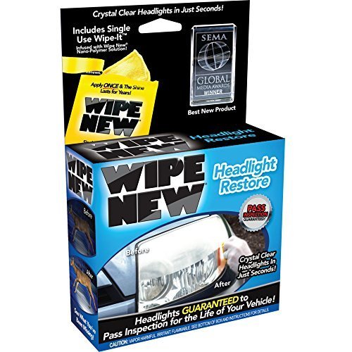 Wipe New HDLCAL Headlight Restore Kit
