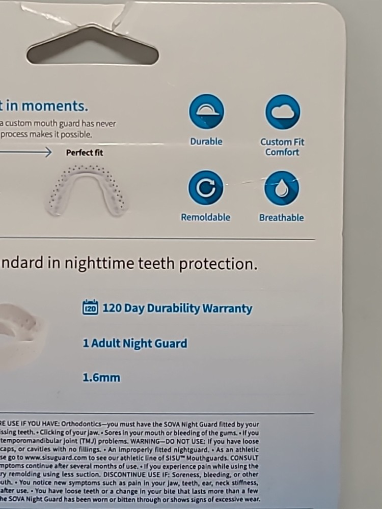 ( 1 ) Aero NIGHT GUARD Mouthguard with CASE •