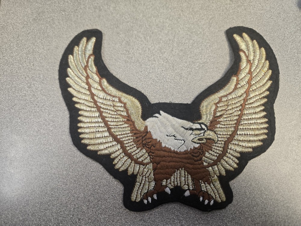 Large Harley Davidson Sew On Eagle Patch