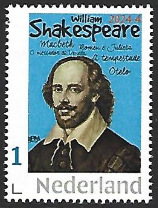 Netherlands 2024-4 William Shakespeare   mnh/postfris u