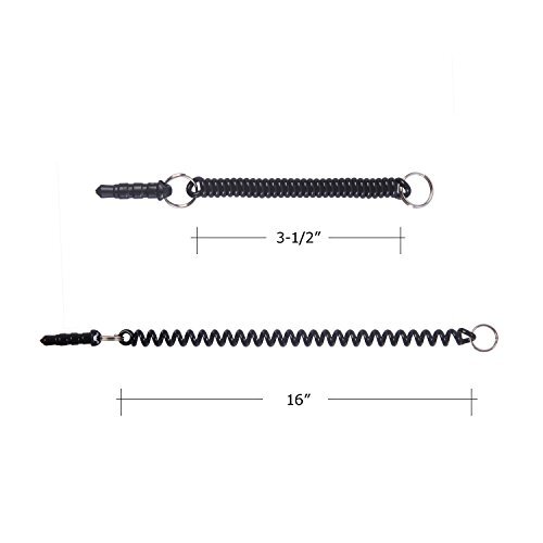 Stylus Tether, Wisdompro 10 Pack of Detachable Elastic Coil Tether