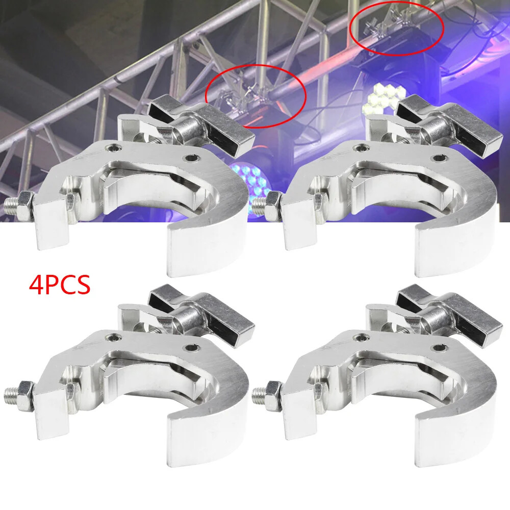 4 PCs Light Clamp for Lighting Truss Heavy Duty Hook Hanger Eagle Grab Hook