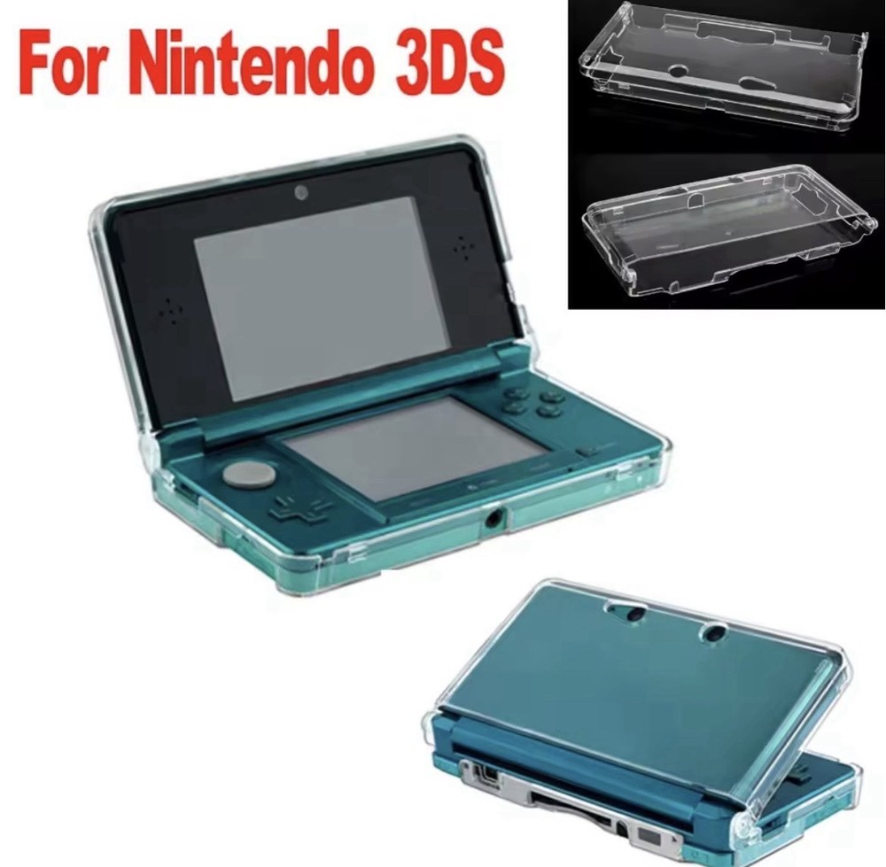 Clear Hard Skin Case Cover for Nintendo 3DS Plastic Protective Shell