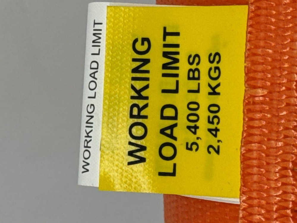 4"X27' Heavy Duty Winch Strap with Flat Hook 4 Pack