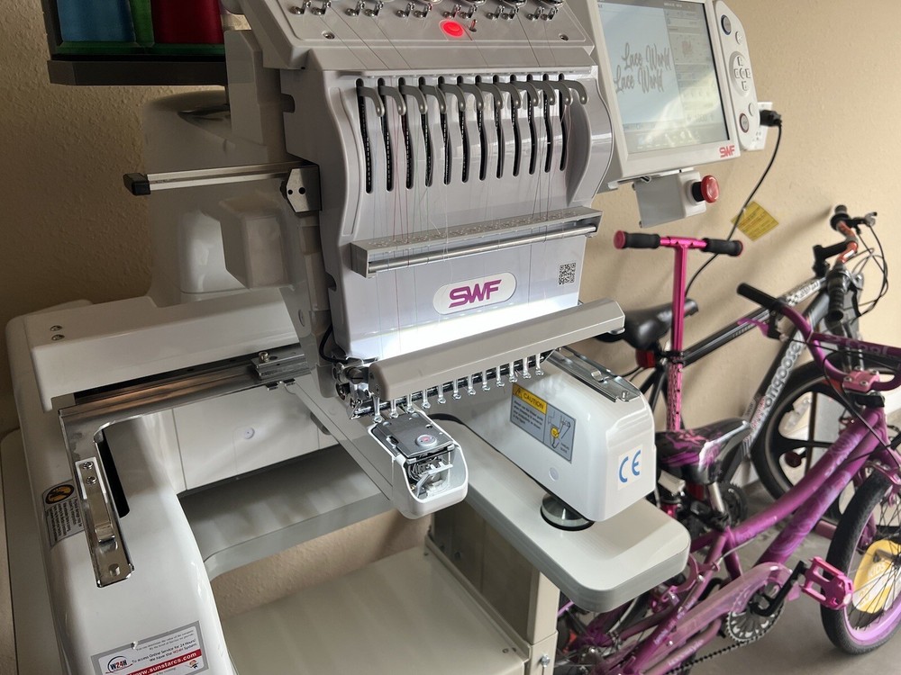 swf mas-12 embroidery machine multi needle
