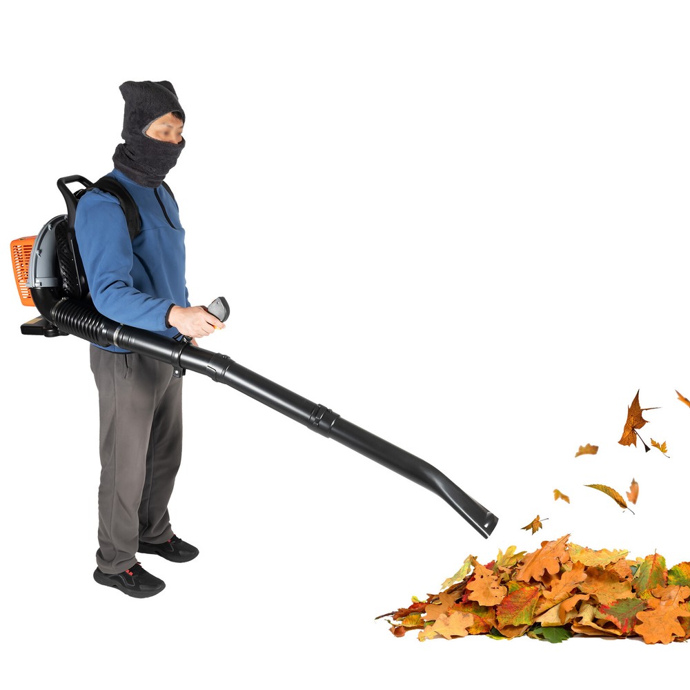 2-Stroke 63CC Backpack Gas Powered Leaf Blower Commercial Grass Lawn Blower
