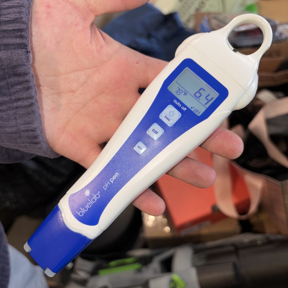 BlueLab pH Pen Hydroponic Blue Lab pH Meter Aquarium