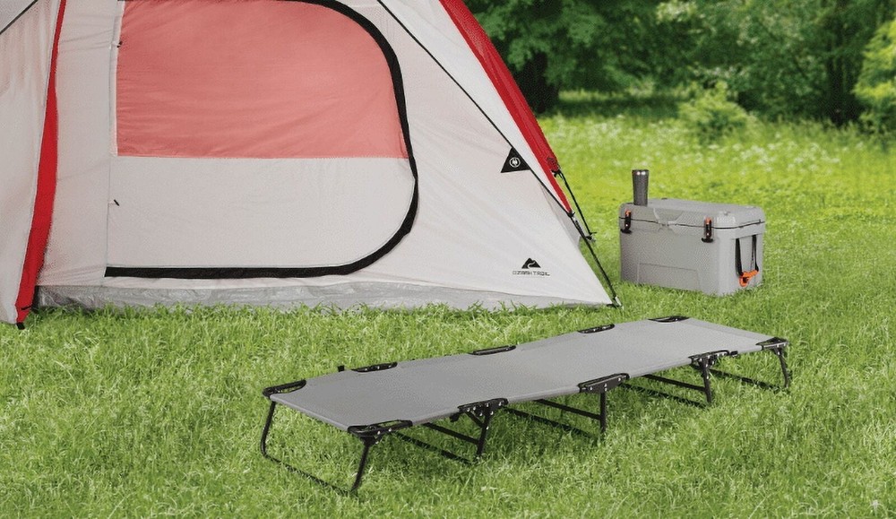 Camping Folding with Easy Setup Cot Outdoor Compact Sleeping Low Profile Cot