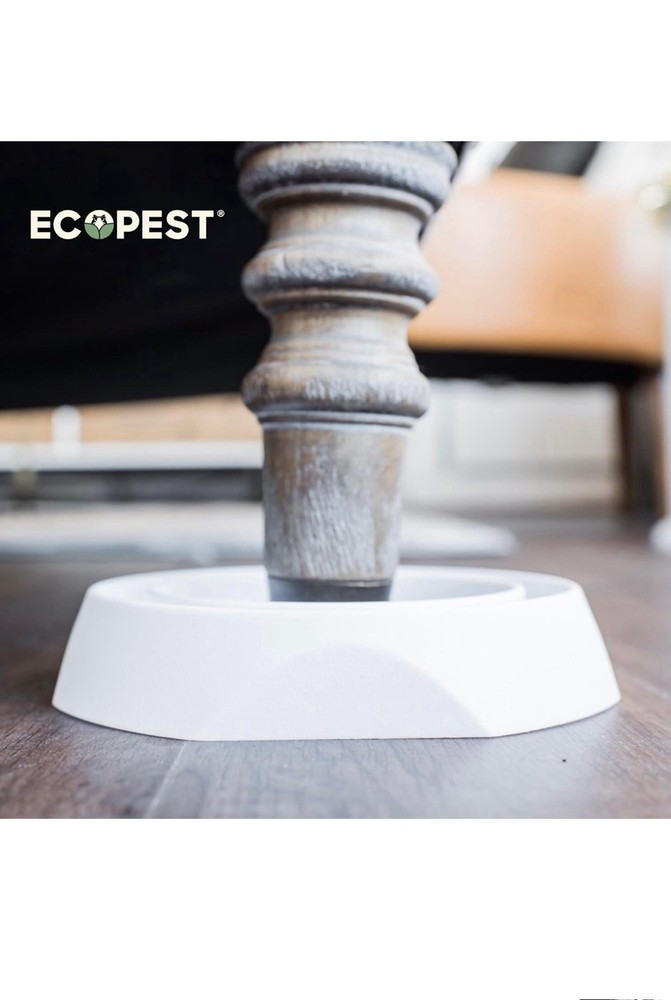 Bed Bug Interceptors – 8 Pack | Bed Bug Blocker (Pro) Interceptor Traps (White)