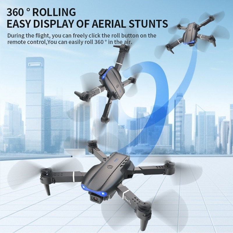 Drone With Remote Control, Dual Camera, Obstacle Avoidance, Foldable Arms