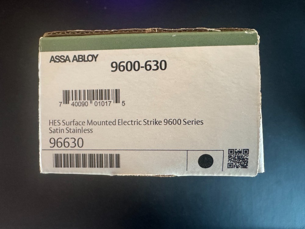 ASSA ABLOY HES 9600 Surface Mounted 3/4" Rim Exit Electric Strike