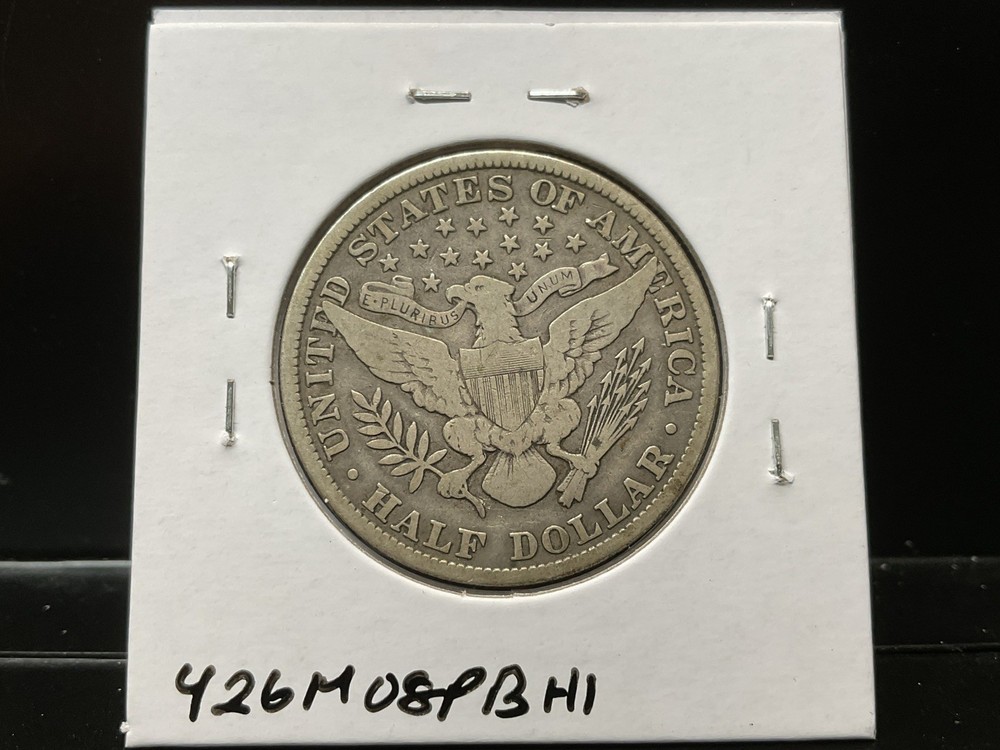 1908-P Barber Half