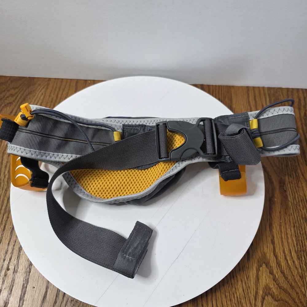 Nathan Trail Mix 2 Bottle Hydration Waist Belt Adjustable Orange Gray