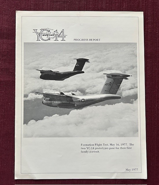 Boeing YC14 Progress Reports 1975, 1977