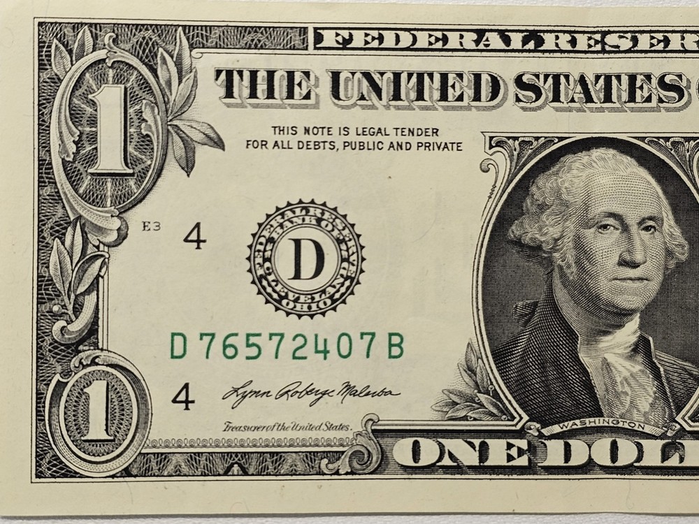 🚀 AU $1 Note-Errors Slight Offset Print, Misaligned, Double Serial Digit "6"🚀