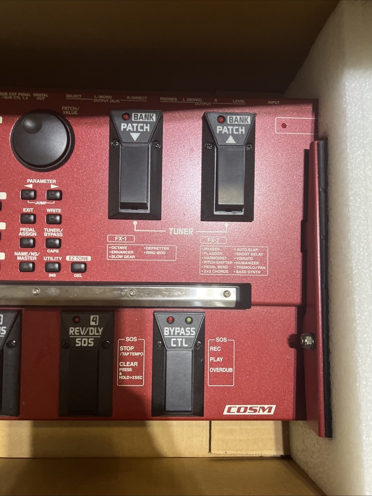 Boss GT-6B Bass Effects Processor Red