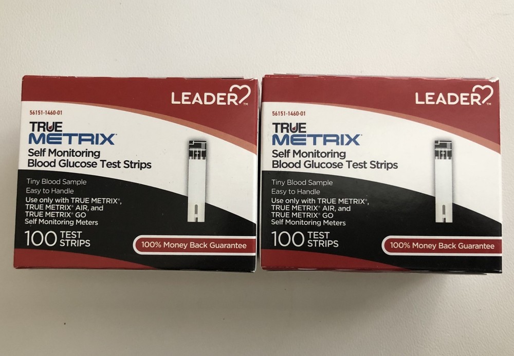 200 True Metrix Diabetic Test Strips EXP 03/2027 - SHIP FREE
