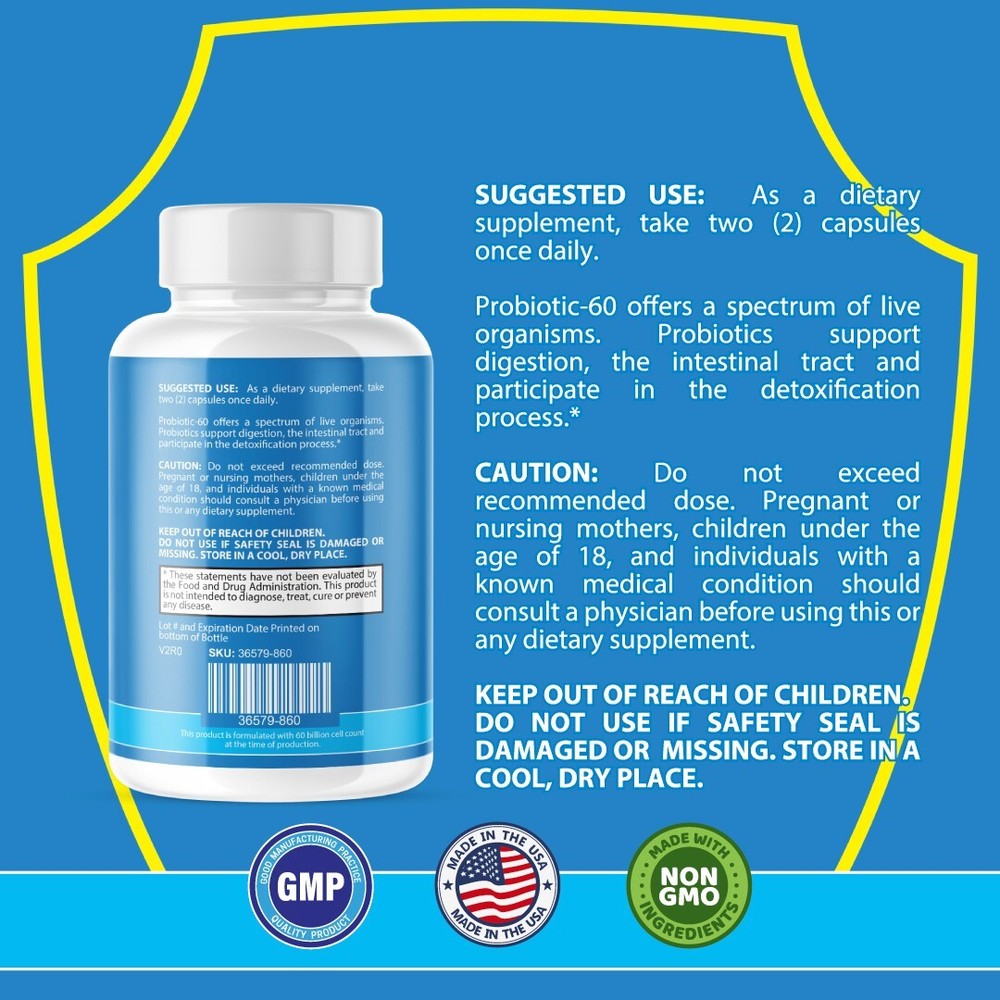 Dentafend- Oral & Digestive Support- 2 Bottles- 120 Capsules