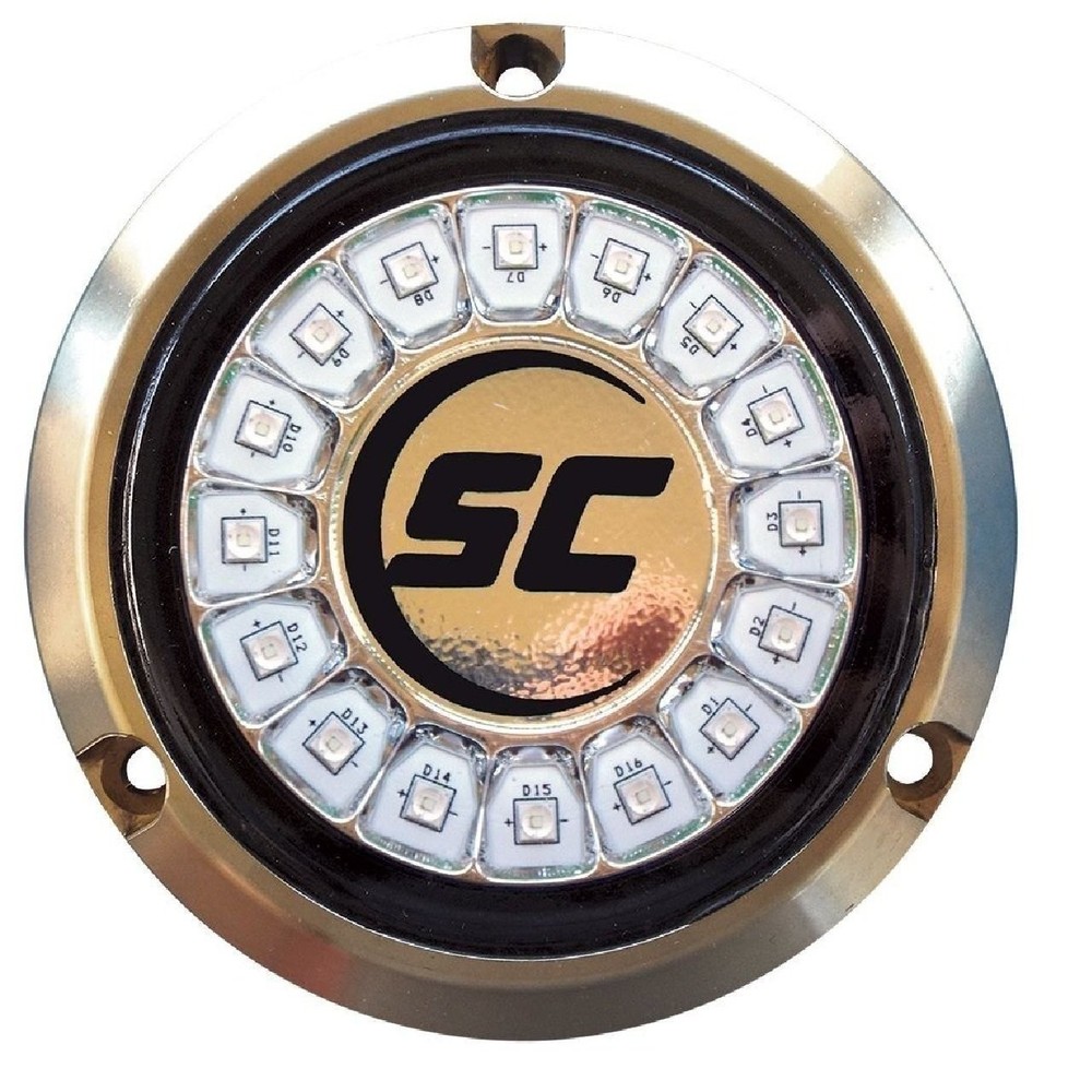 Shadow-Caster Blue/White Color Changing Underwater Boat Light - 16 LEDs