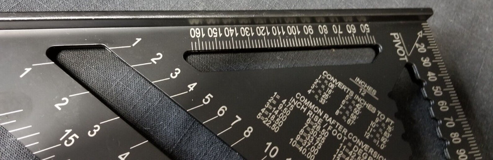 Thanksky Triangular Rule Professional 30cm 12" Measuring Tools Angle Frame