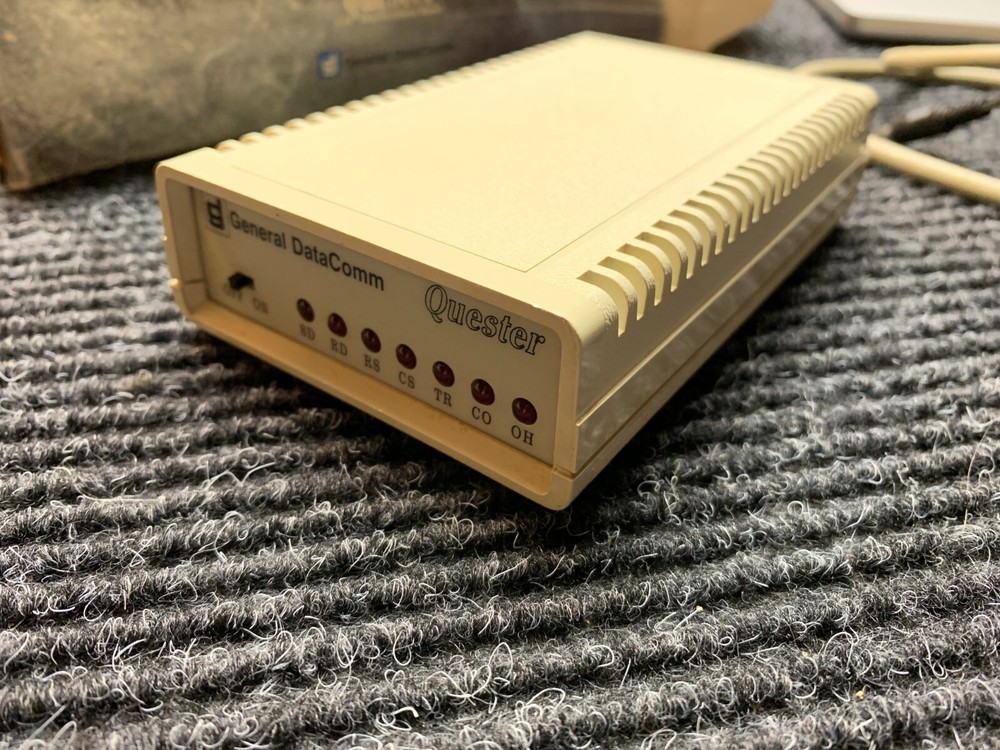 General DataComm Quester v.34 Data/Fax External Modem - Tested
