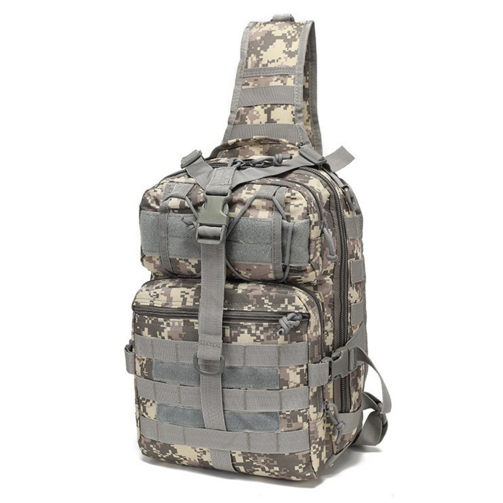 Tactical Military Sling Molle 15L Shoulder Range Bag with Adjustable Strap