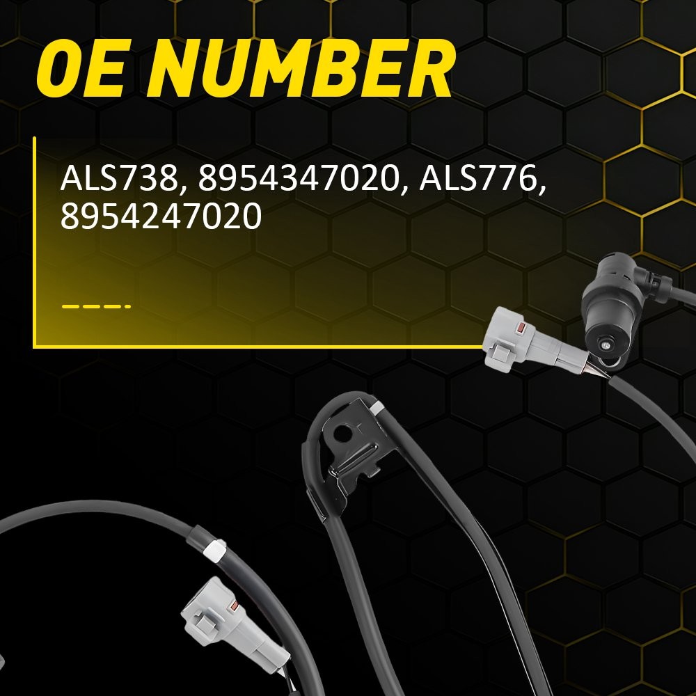 2pcs Front Left & Right ABS Wheel Speed Sensor For Toyota 2004-2008 Prius Base