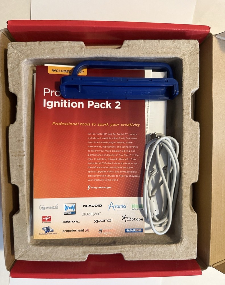 Digidesign MBox2 USB Audio Interface Pro Tools LE EX Lightly Used w Box Software