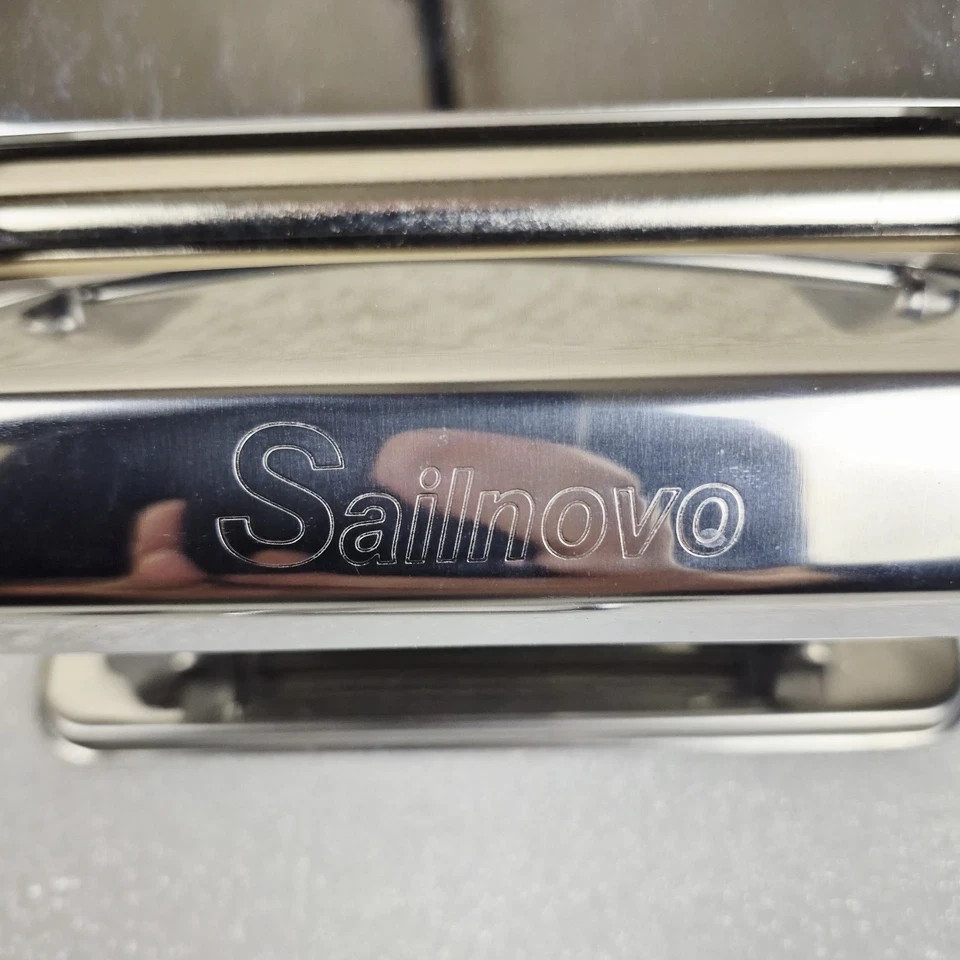 Sailnovo Pasta Maker Machine 150 Roller Pasta Maker, 7 Adjustable Thickness