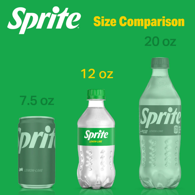 Sprite Lemon Lime Soda Pop, 12 fl oz, 8 Pack Bottles