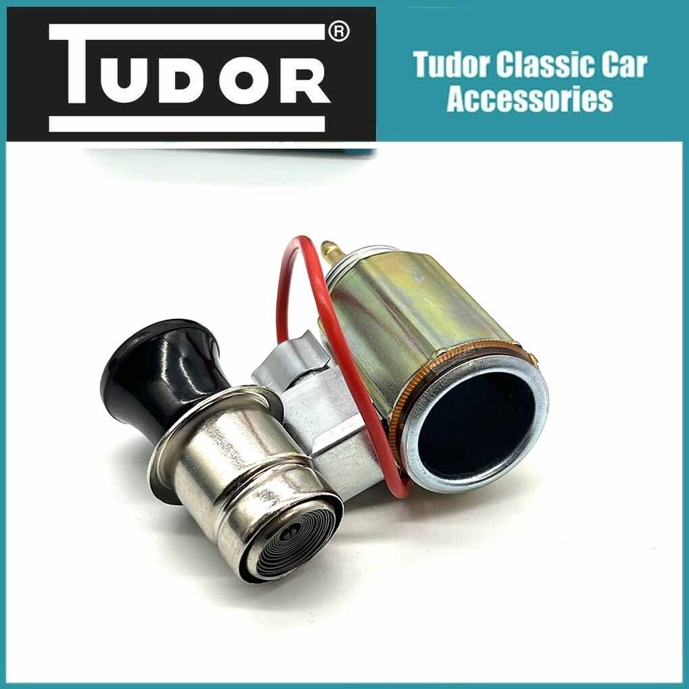 Classic Car 12v Cigarette Lighter & Socket Illuminated Tudor OE Spec