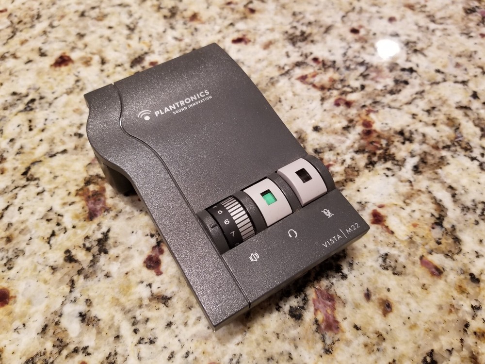 Plantronics Vista M22 Universal Audio Processor Headset Amplifier